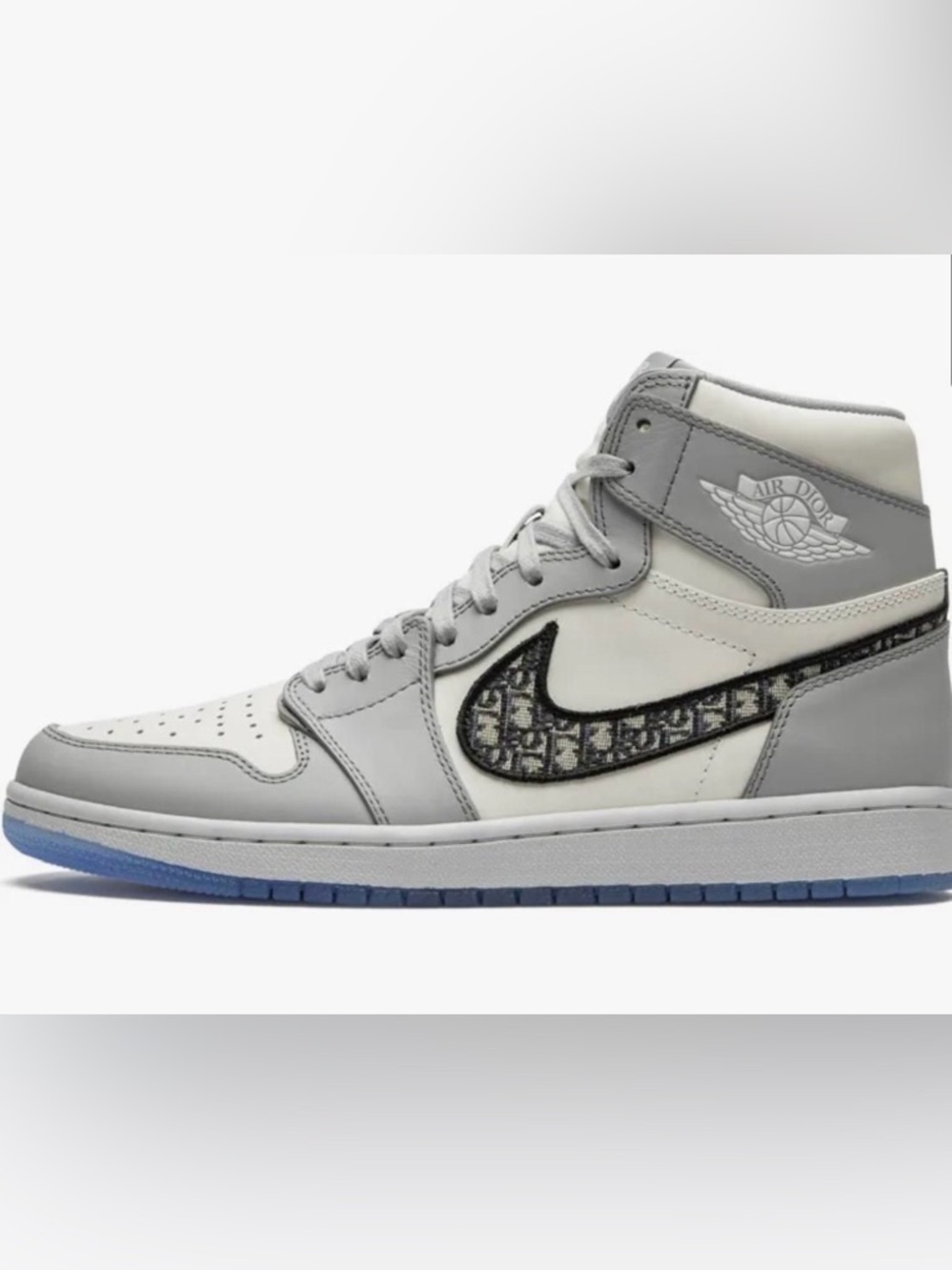 NIKE x DIOR AirJordan 1 Mids- Grey/White